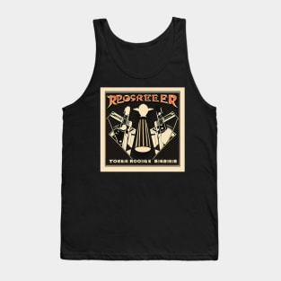 Vintage Rock and Roll Gibberish Poster Tank Top